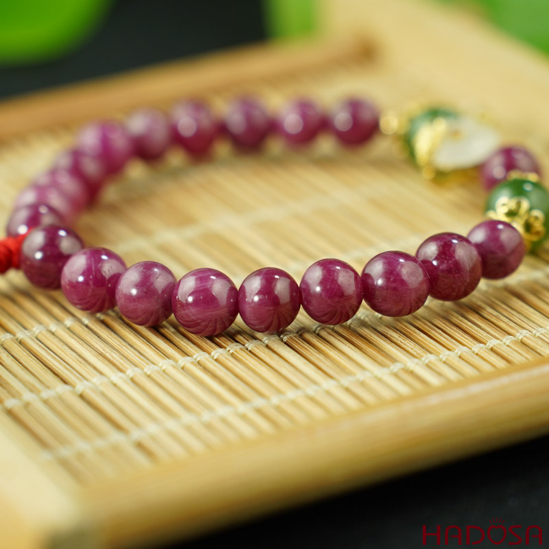 Vòng Ruby Hồng Ngọc đỏ 7mm