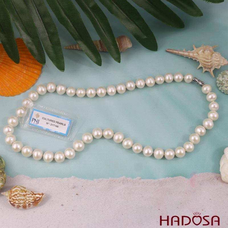 Vòng cổ Ngọc Trai trắng 10mm