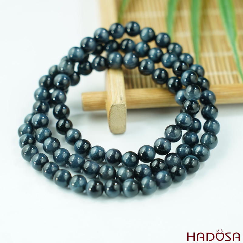 Vòng cuốn Thạch anh mắt chim ưng 6mm