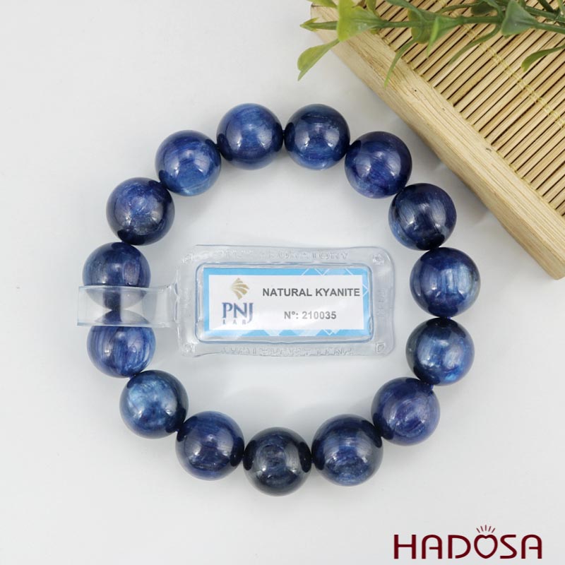 Vòng đá Kyanite 13mm chuẩn 5A