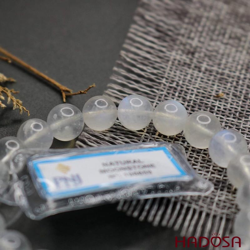 Vòng đá Mặt Trăng 9mm chuẩn 5A