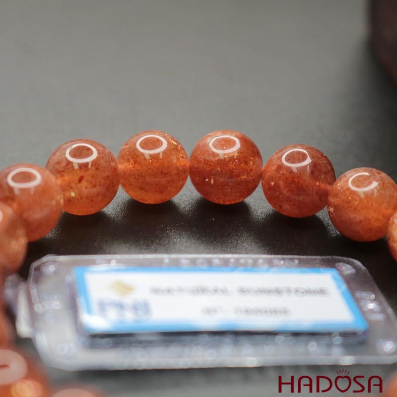 Vòng tay đá Mặt Trời 10mm cao cấp chuẩn 5A