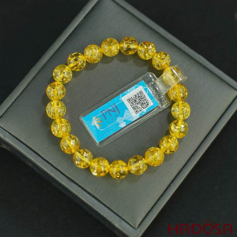 Hổ Phách Baltic vàng mật ong 9mm