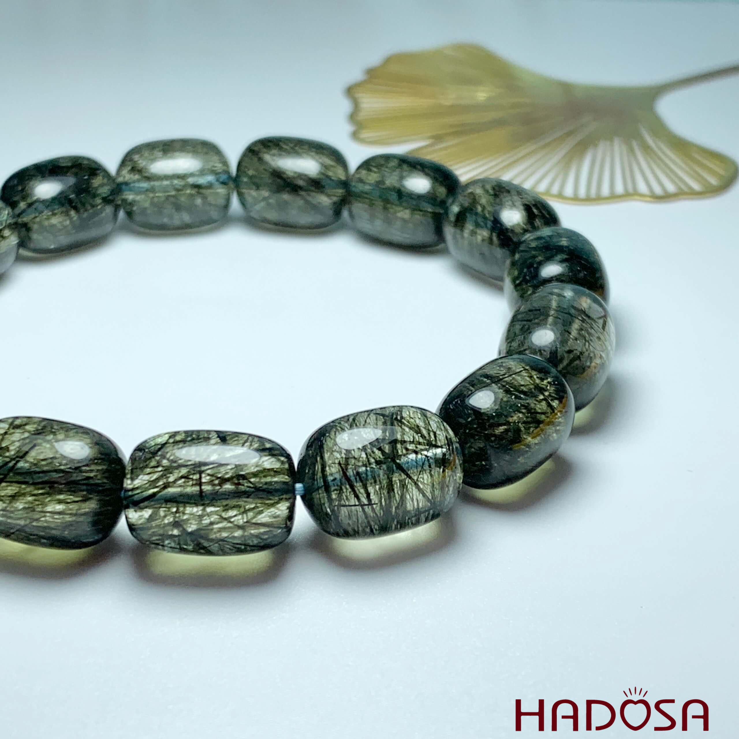 Tóc xanh hạt trụ 10x14mm 6A