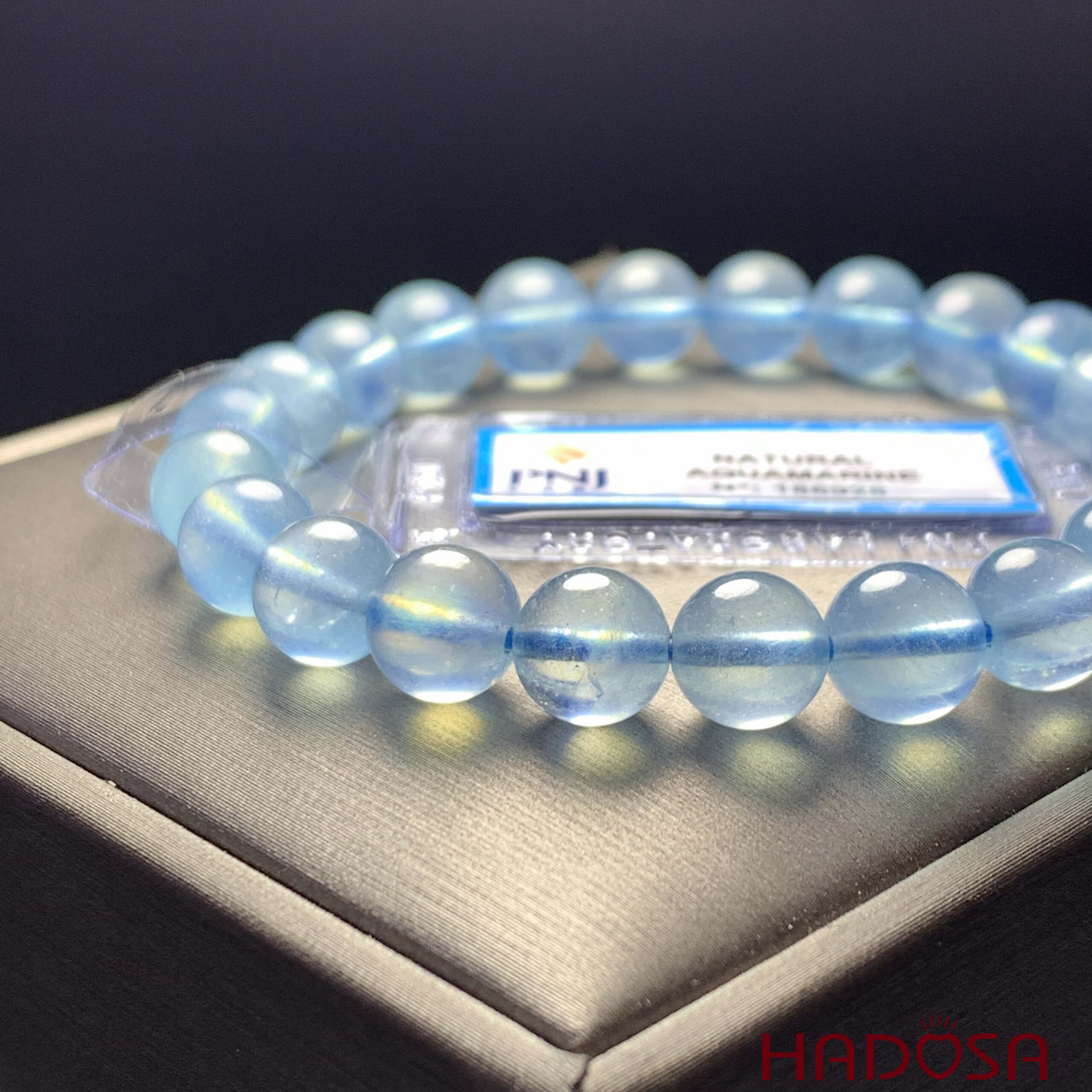 Vòng tay Aquamarine 08mm 6A