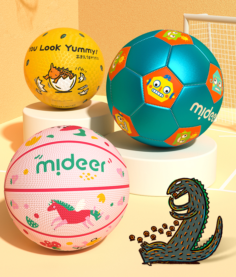 Bóng đá, bóng chuyền Mideer