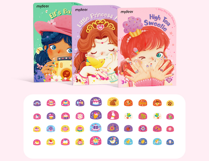 Miếng dán móng tay Mideer Bling Bling Nail Stickers