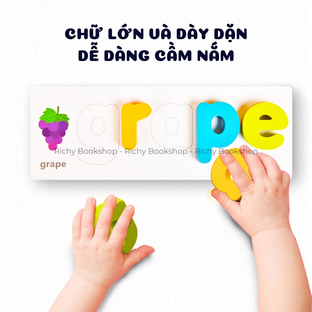 Bộ Ghép Chữ Đánh Vần Tiếng Anh - Mideer English Spelling Game