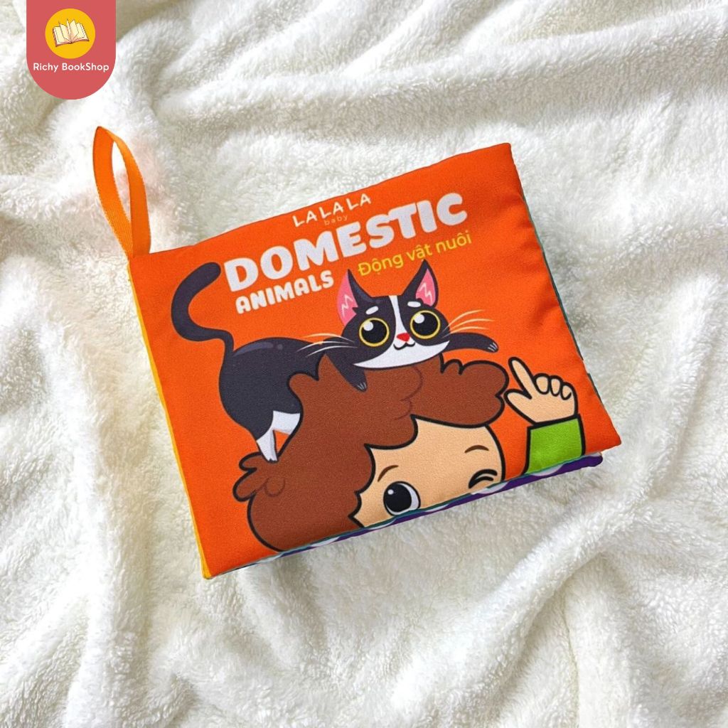 Sách vải cho bé sơ sinh 0 đến 12 tháng Lalala baby