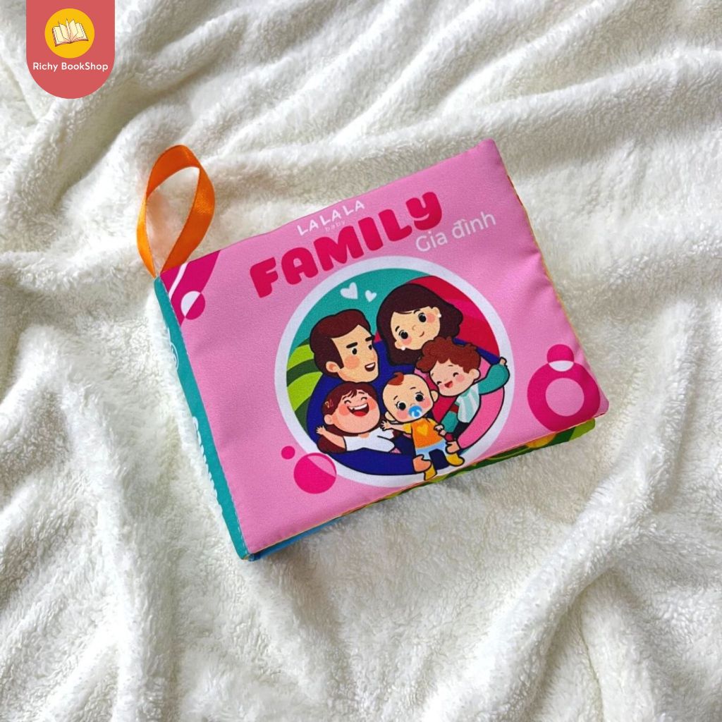 Sách vải cho bé sơ sinh 0 đến 12 tháng Lalala baby