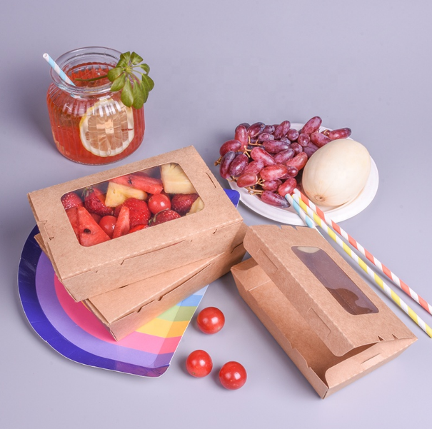 hộp giấy kraft đựng thức ăn giá rẻ