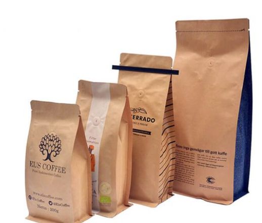 In túi zip giấy kraft đựng thực phẩm bánh kẹo, trà...