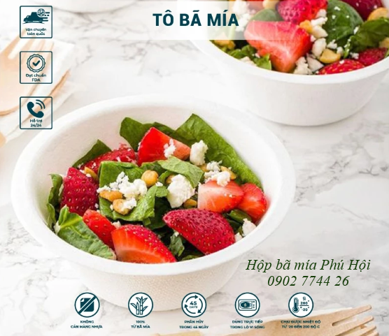 Tô bã mía nắp PP 850ml tại quận 10 TpHCM