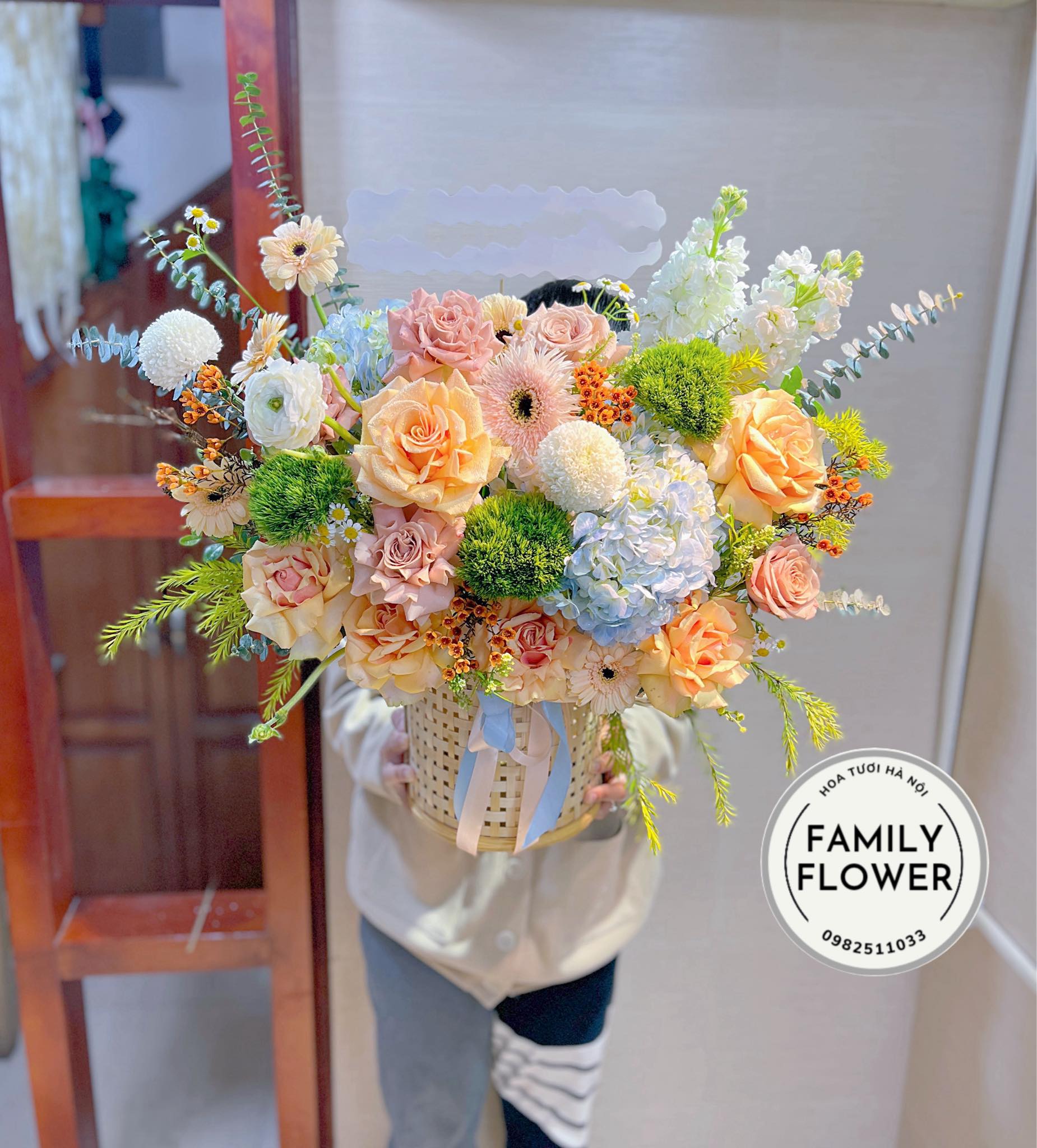 Lẵng hoa chúc mừng ngày thầy thuốc Việt Nam 27 tháng 2 ở Hà Nội