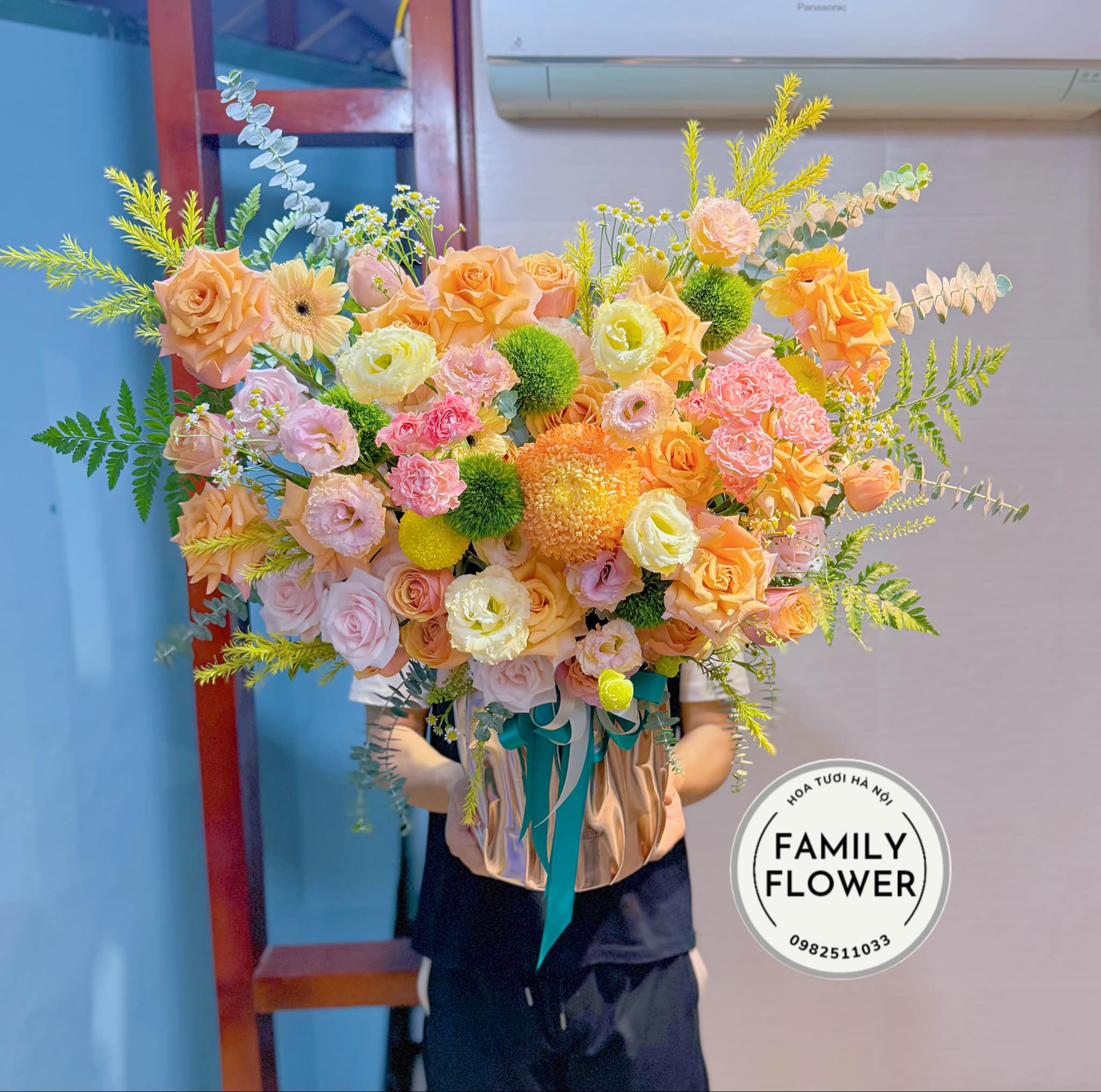 Lẵng hoa tặng đối tác , sếp nam tại quận Ba Đình Hà Nội ! Hoa sinh nhật Hà Nội