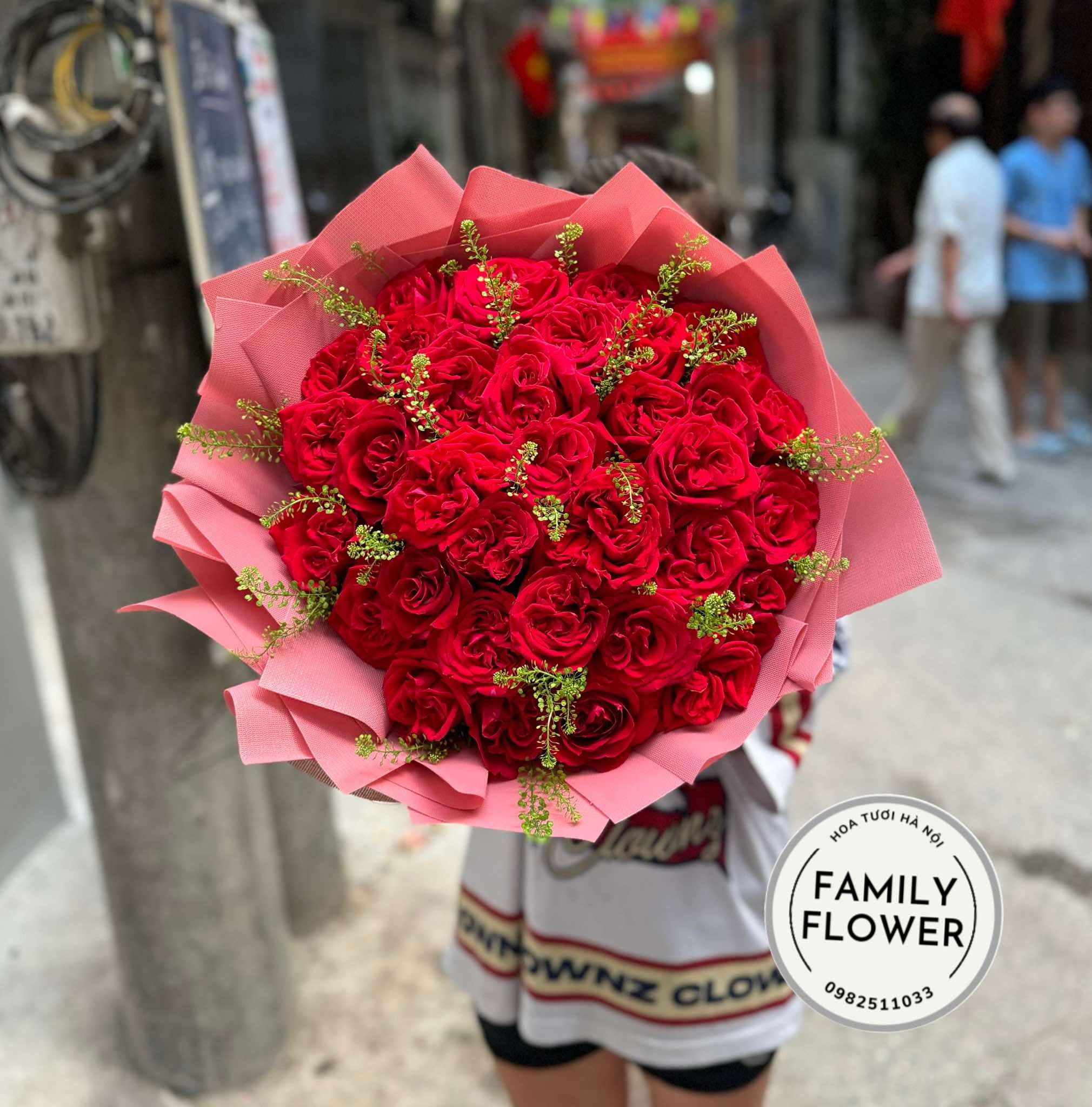 Bó hoa hồng đỏ ohara tặng vợ ! Hoa hồng đỏ Hà Nội