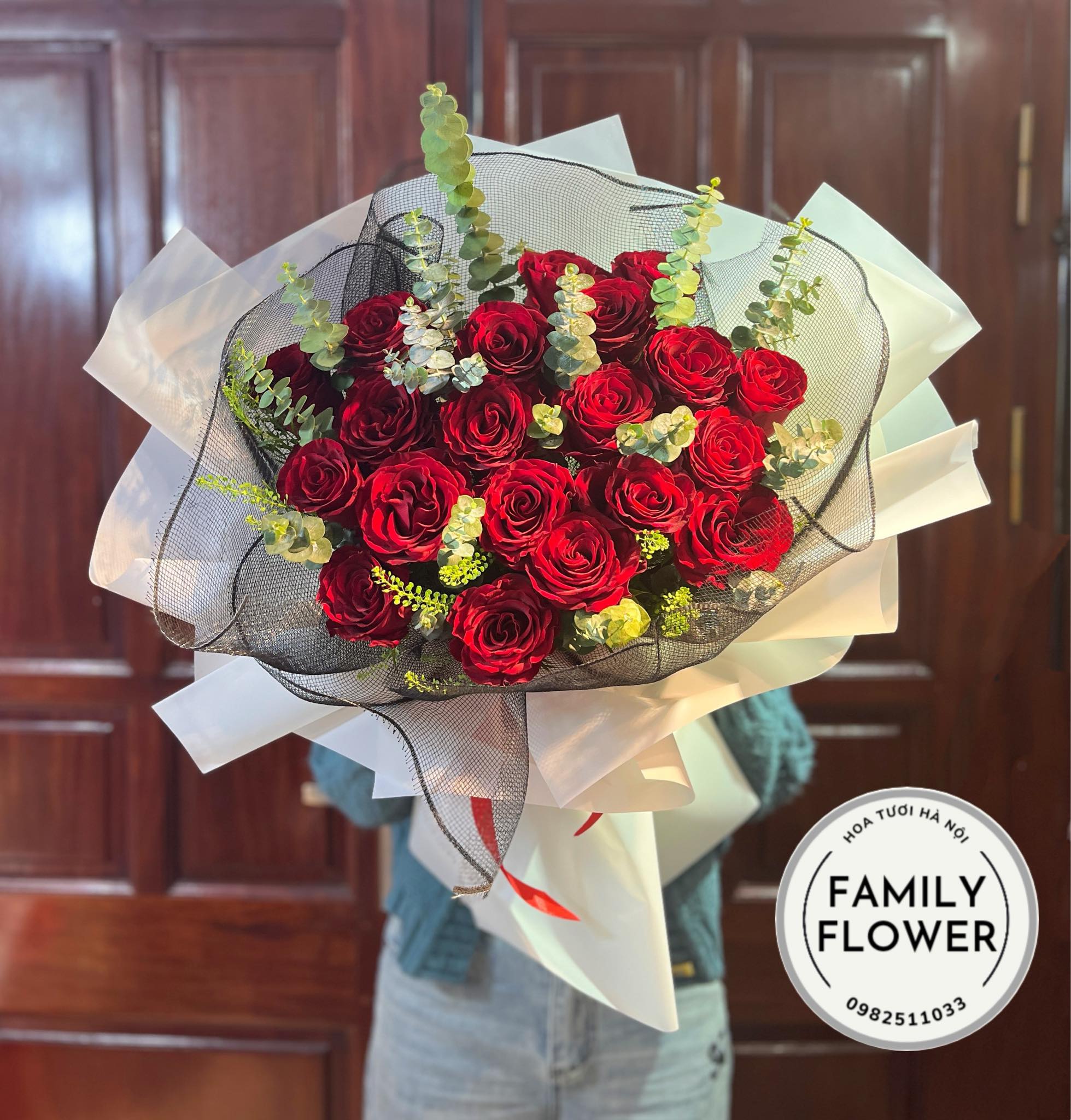 Bó hoa hồng đỏ tặng người yêu ở Ba Đình Hà Nội ! Hoa tươi Ba Đình