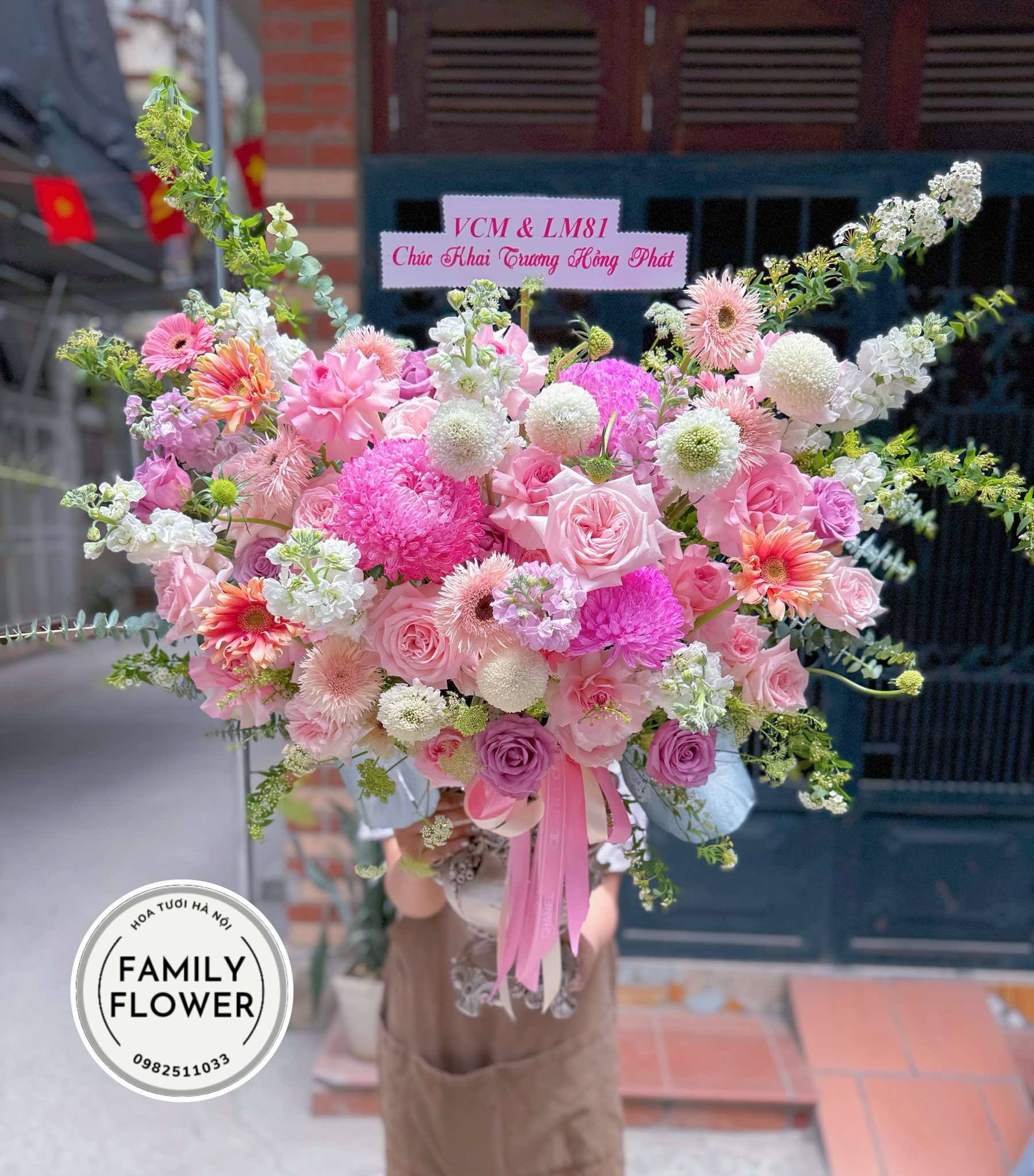 Bình hoa tươi tặng đối tác quan trọng quận Cầu Giấy ,Đống Đa Hà Nội , Điện Hoa Hà Nội