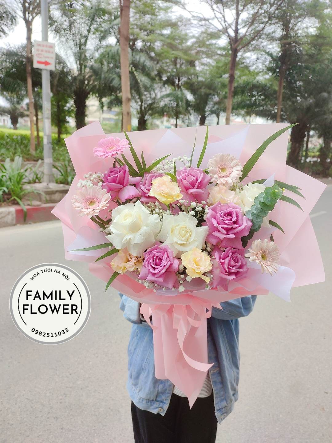 Hoa tươi Hai Bà Trưng , bó hoa chúc mừng sinh nhật đẹp ở Hà Nội.