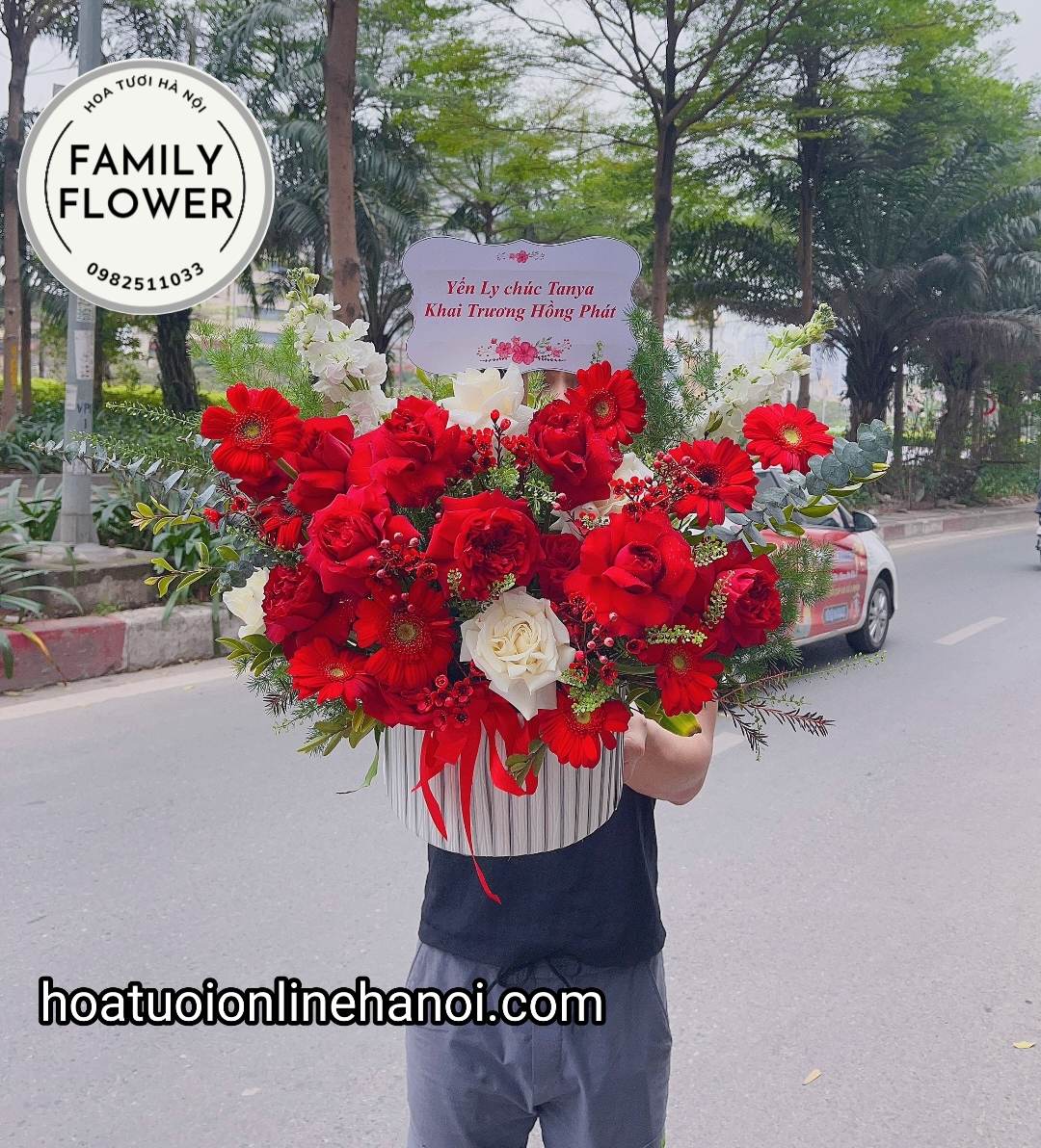 Hoa sinh nhật Cầu Giấy , Ba Đình , lẵng hoa chúc mừng sinh nhật ở Hà Nội