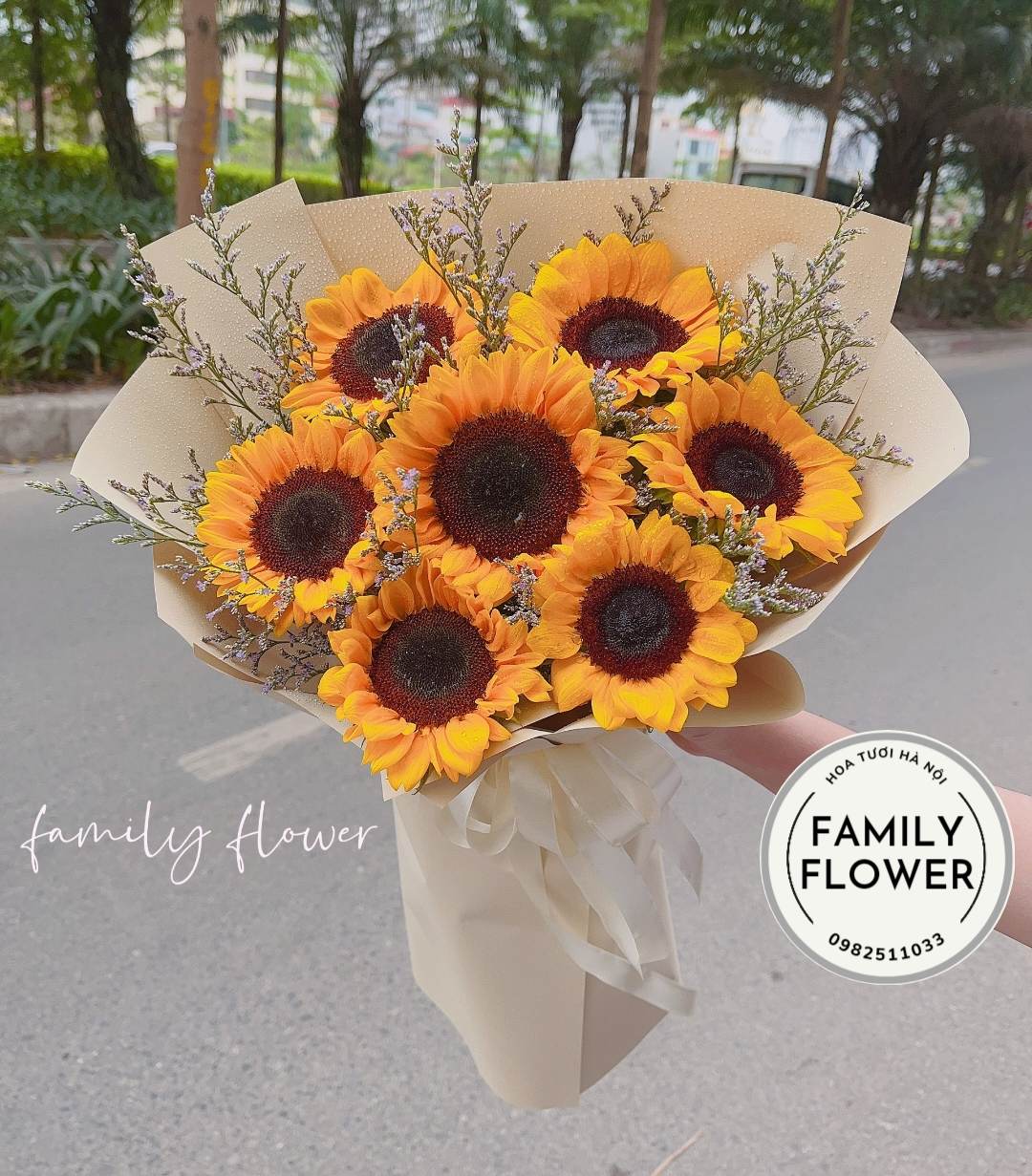 Mua hoa hướng dương ! Bó hoa hướng dương ở Hà Nội ! Đặt hoa online Hà Nội