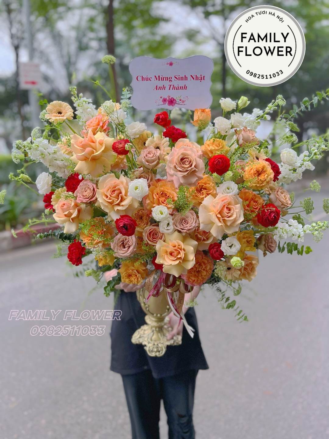 Binhf hoa sang trọng tặng sếp, đối tác quan trọng tại Hà Nội