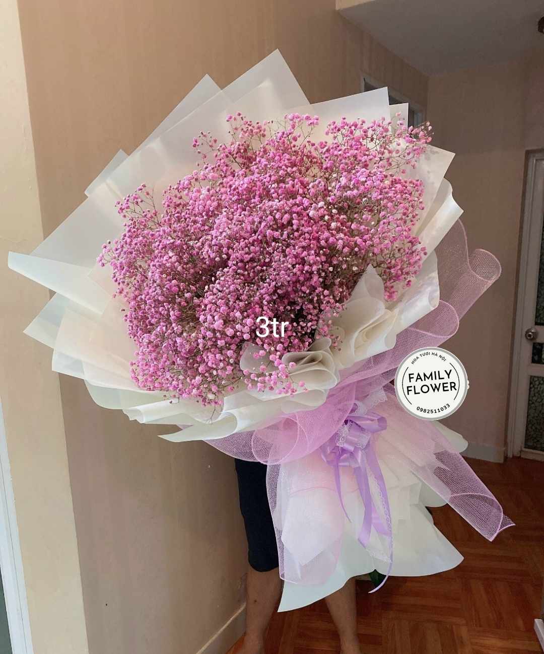 Bó hoa baby tặng người yêu, mẹ nhân dịp 20/10 tại Hà Nội