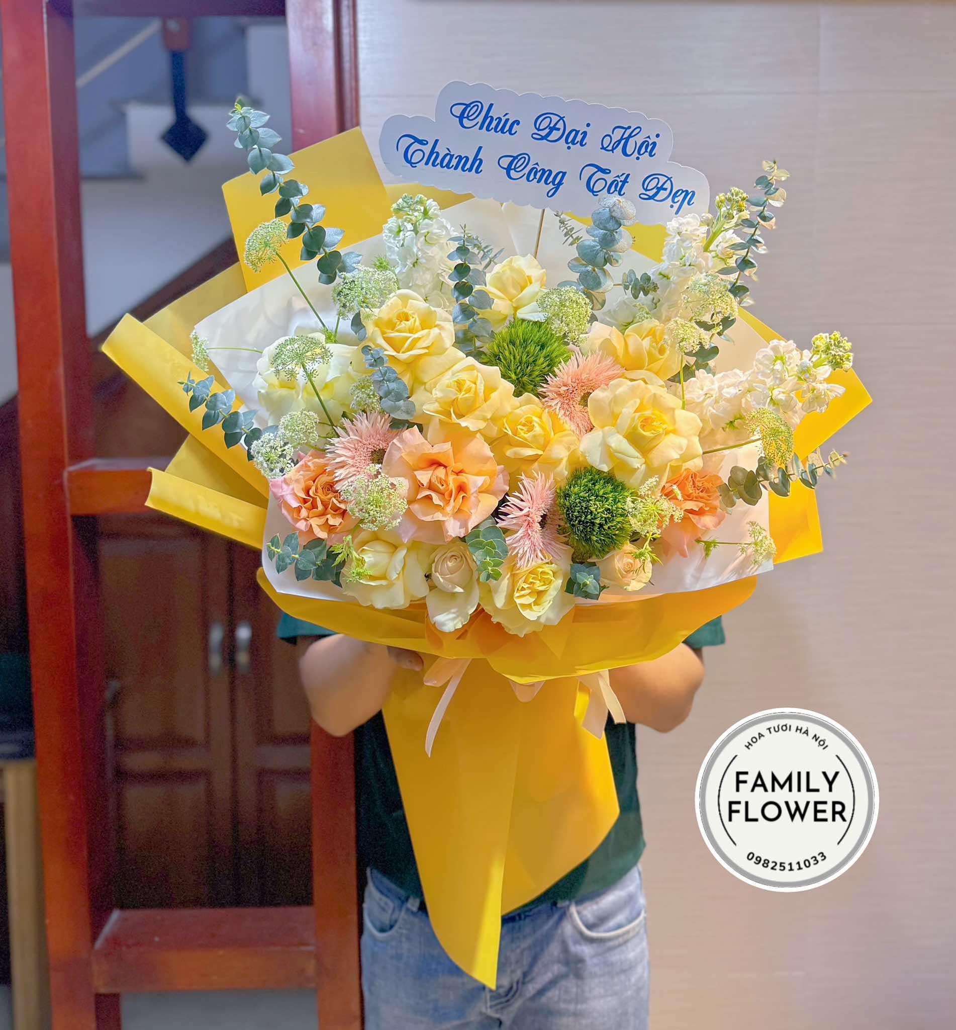 Bó hoa chúc mừng đại hội , sự kiện ở Hà Nội ! Mua hoa tươi Hà Nội