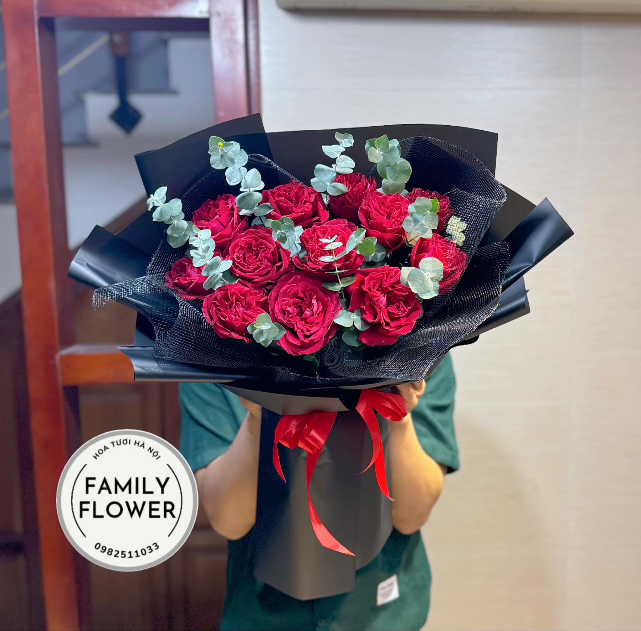 Bó hoa hồng đỏ tặng người yêu nhân ngày 20 tháng 10 ! Hoa tặng người yêu