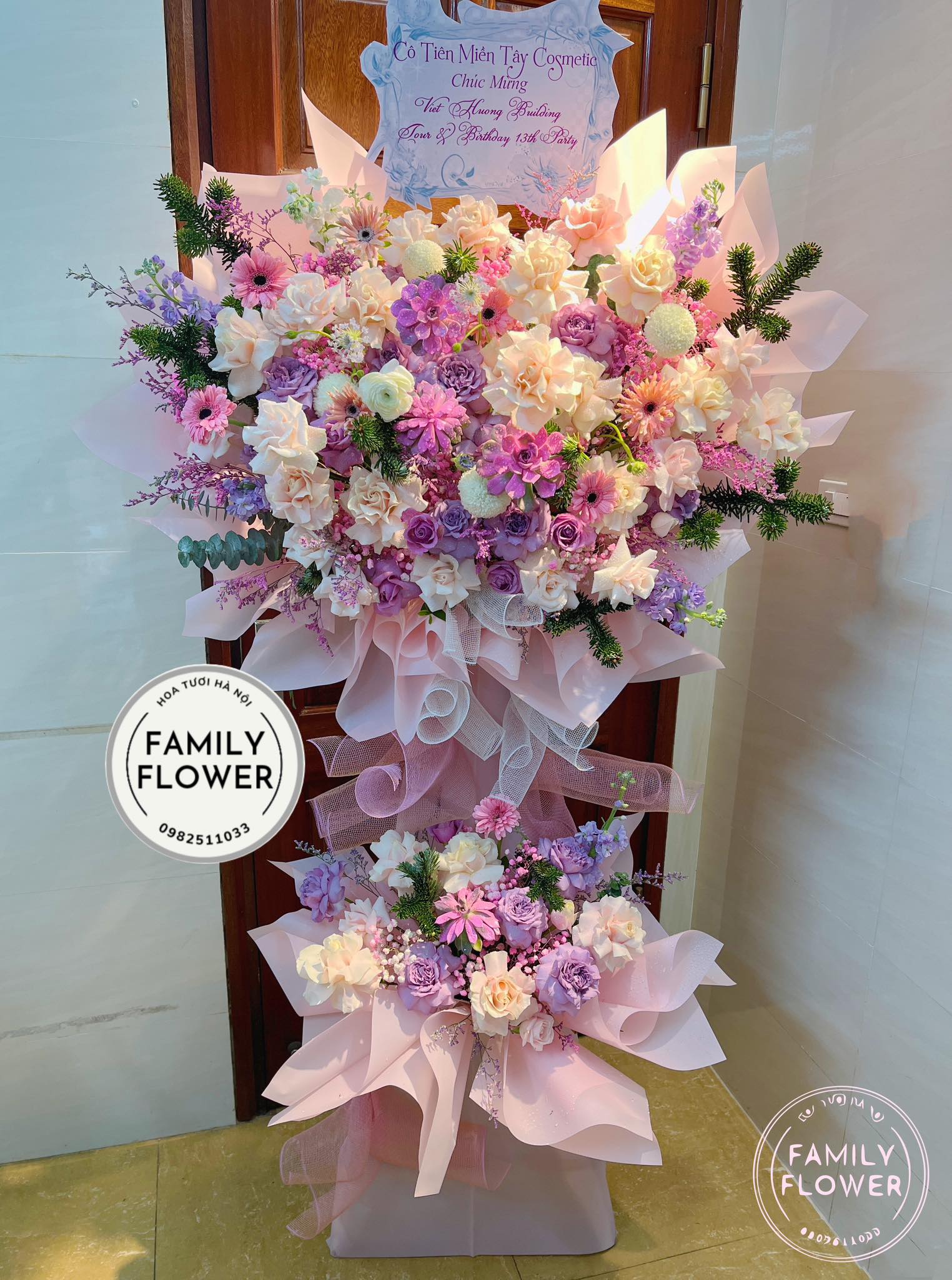 Kệ hoa chúc mừng tân gia ! Khai trương hội nghị ở quận Ba Đình Hà Nội! Mua hoa tươi Hà Nội