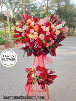 Kệ hoa chúc mừng, kệ hoa khai trương tại quận Tây Hồ - Hà Nội.