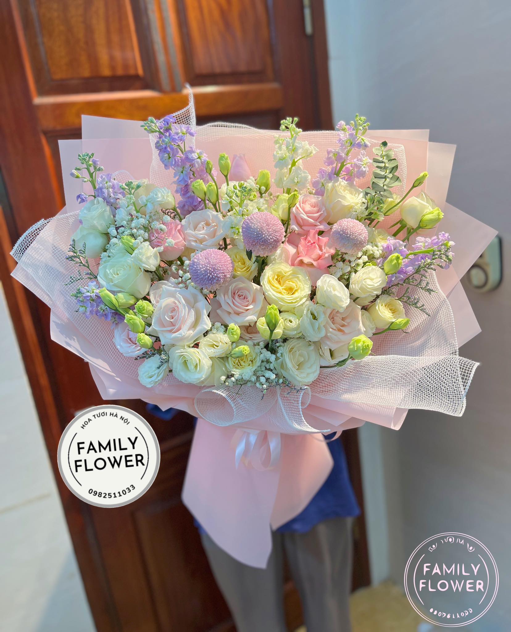 Bó hoa tặng thầy cô ở Hà Nội ! Điện hoa Hà Nội