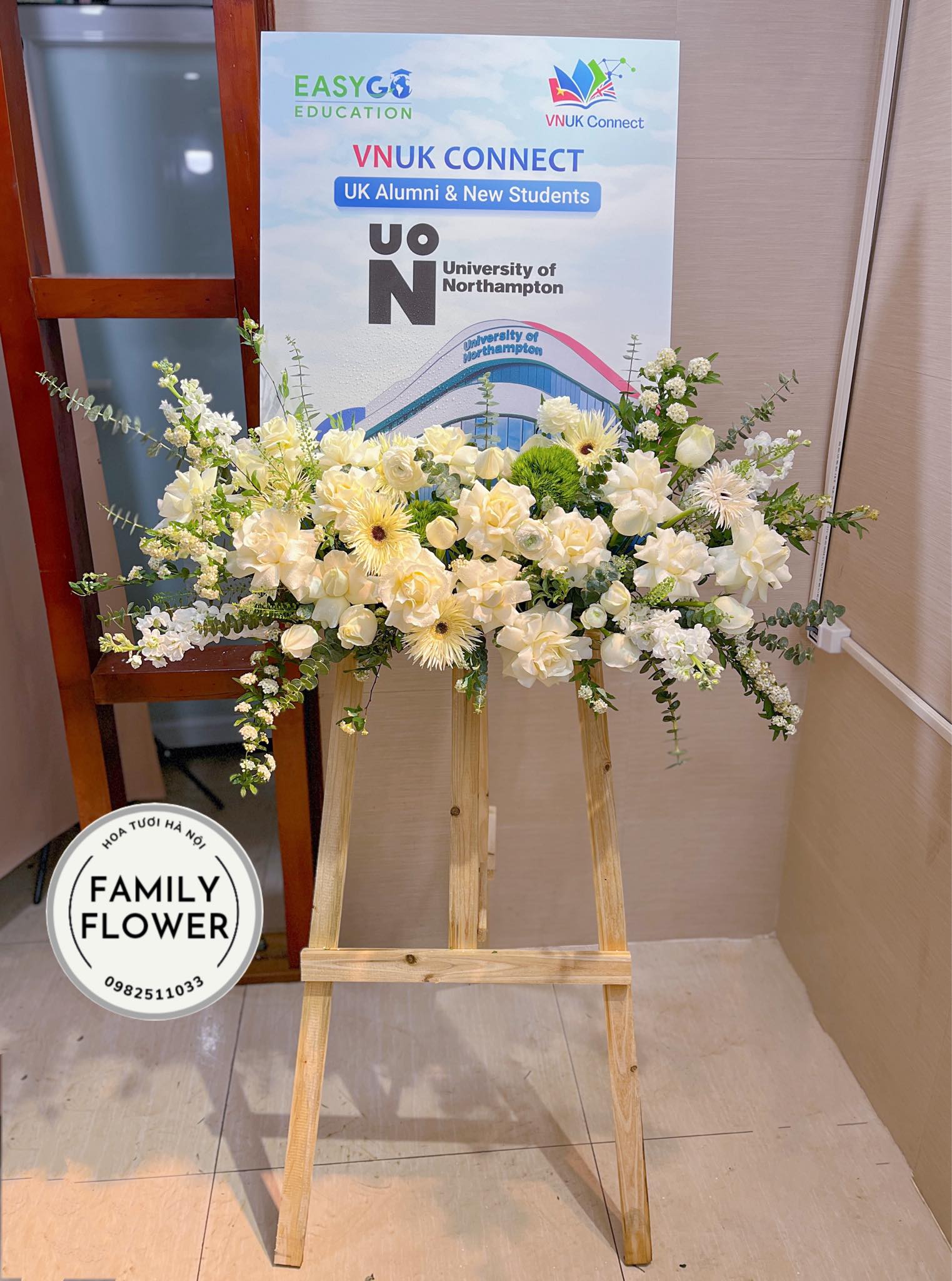 Kệ hoa khung tranh chúc mừng sinh nhật công ty ! Mua hoa sinh nhật Hà Nội