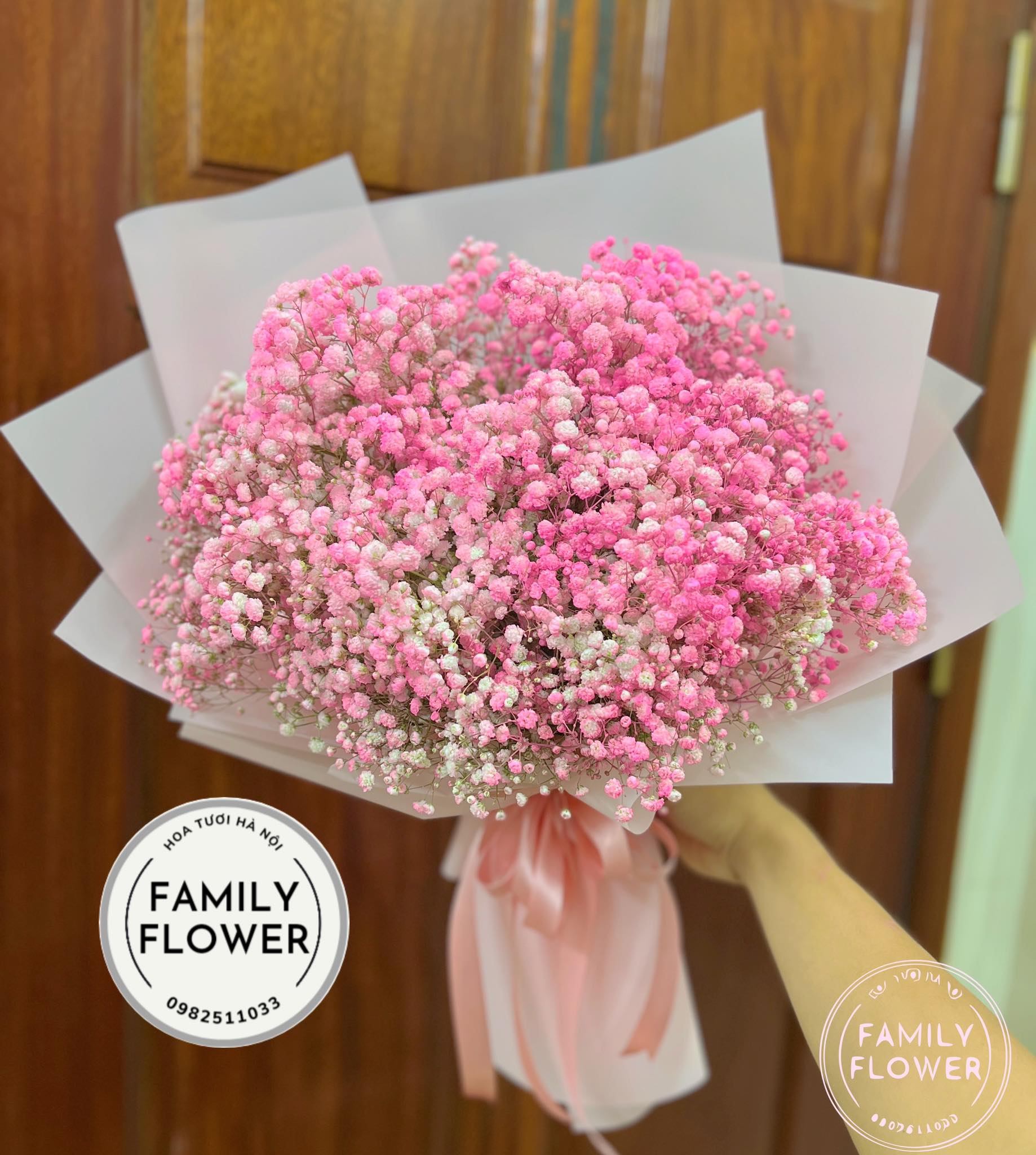 Mua hoa baby Hà Nội ! Bó hoa baby tặng người yêu nhân dịp 20 tháng 10 ở Hà Nội, hoa tươi Hà Nội