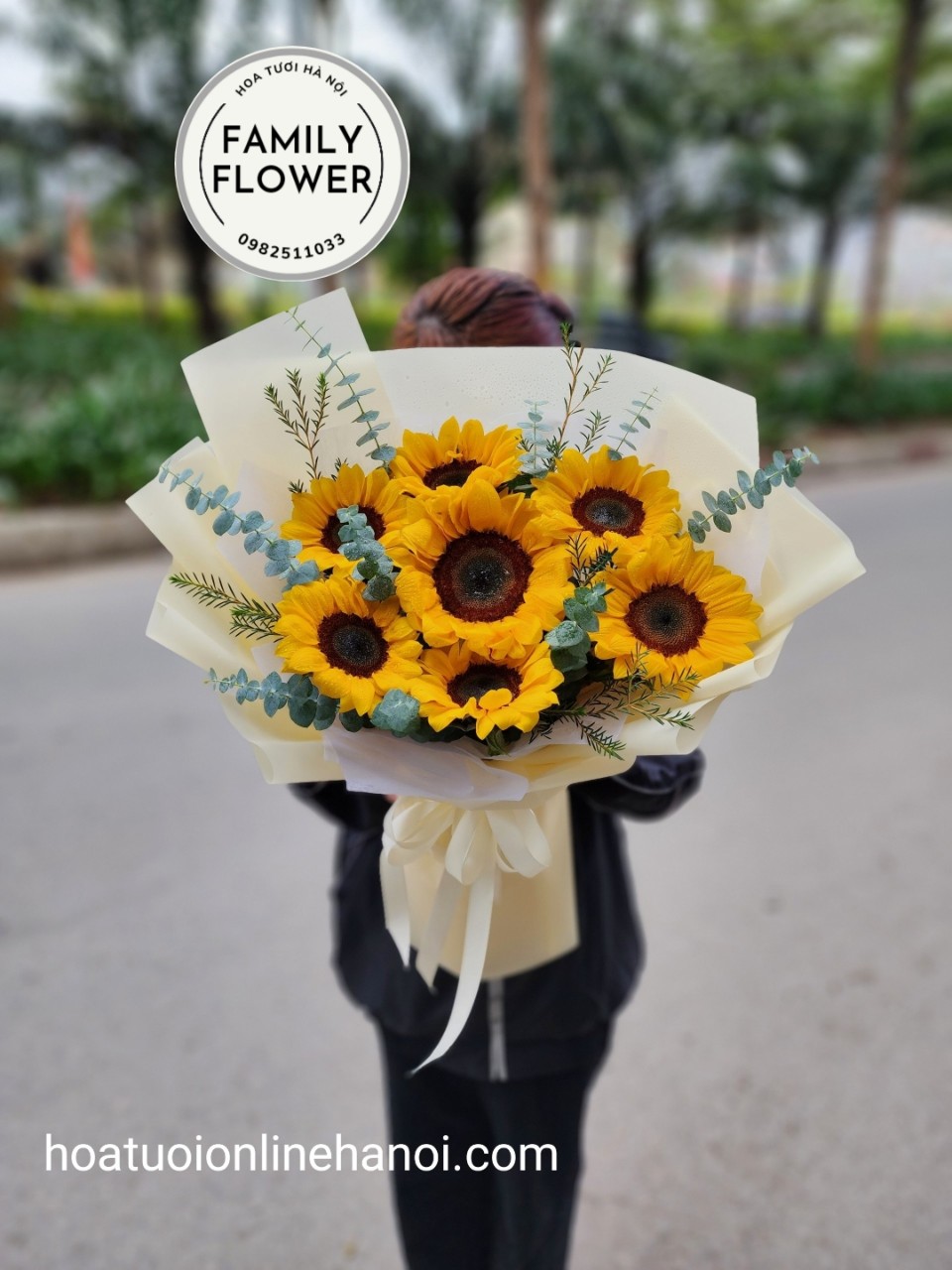 Bó hoa hướng dương chúc mừng sinh nhật tặng bạn bè , người yêu tại Hà Nội.