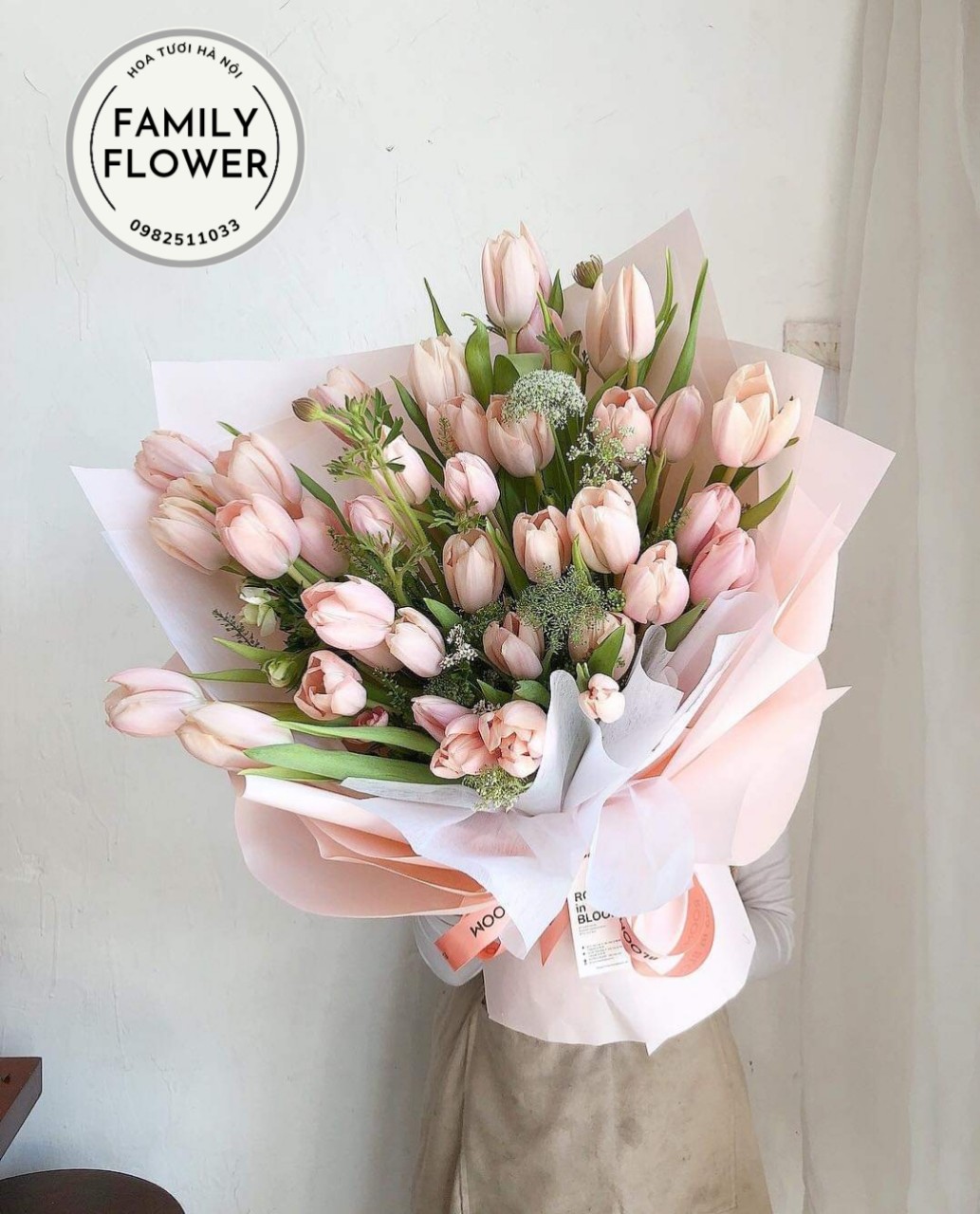 Hoa chúc mừng sinh nhật! Bó hoa Tulip chúc mừng sinh nhật tại Hà Nội.