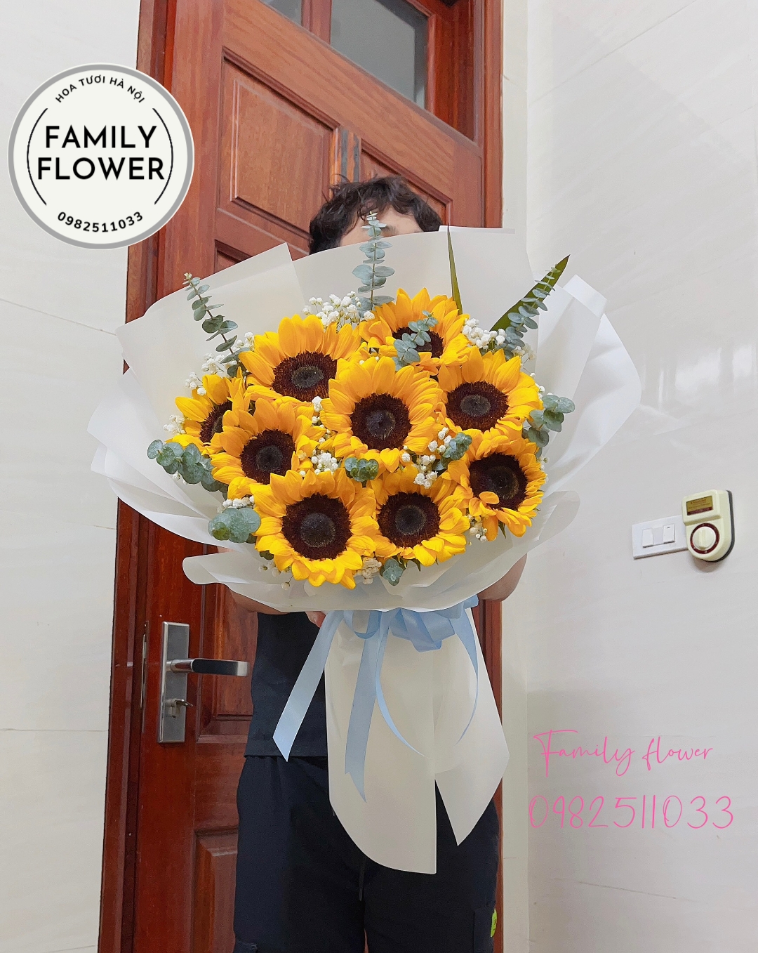 Bó hoa hướng dương tặng bạn bè ở quận Đống Đa Hà Nội