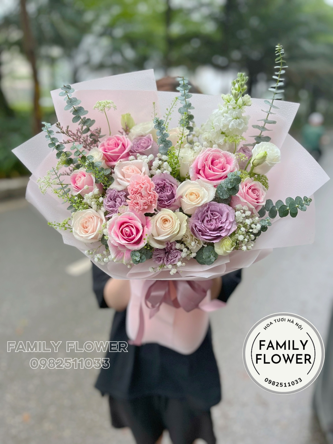 Bó hoa tặng sinh nhật ở quận Cầu Giấy , quận Đống Đa , Ba Đình ,Hà Nội