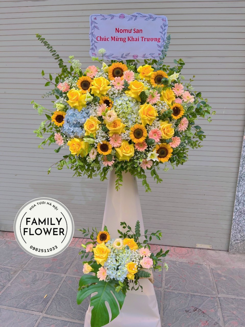 mua hoa khai trương quận Ba Đình - Hà Nội