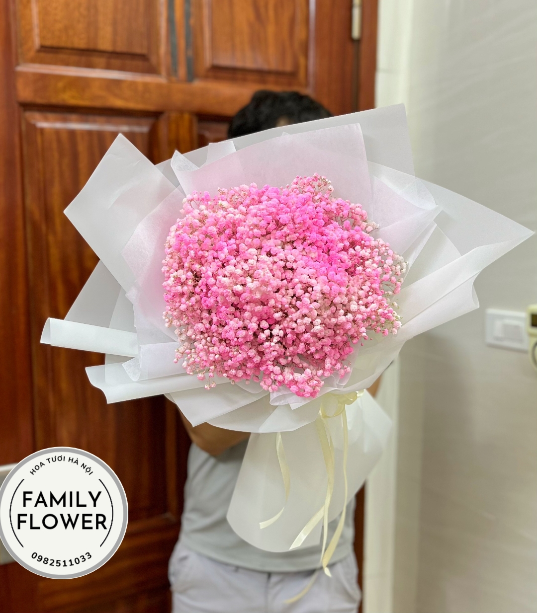 Bó hoa baby tặng bạn bè nhân dịp sinh nhật ở quận Ba Đình ! Hoa tươi Ba Đình