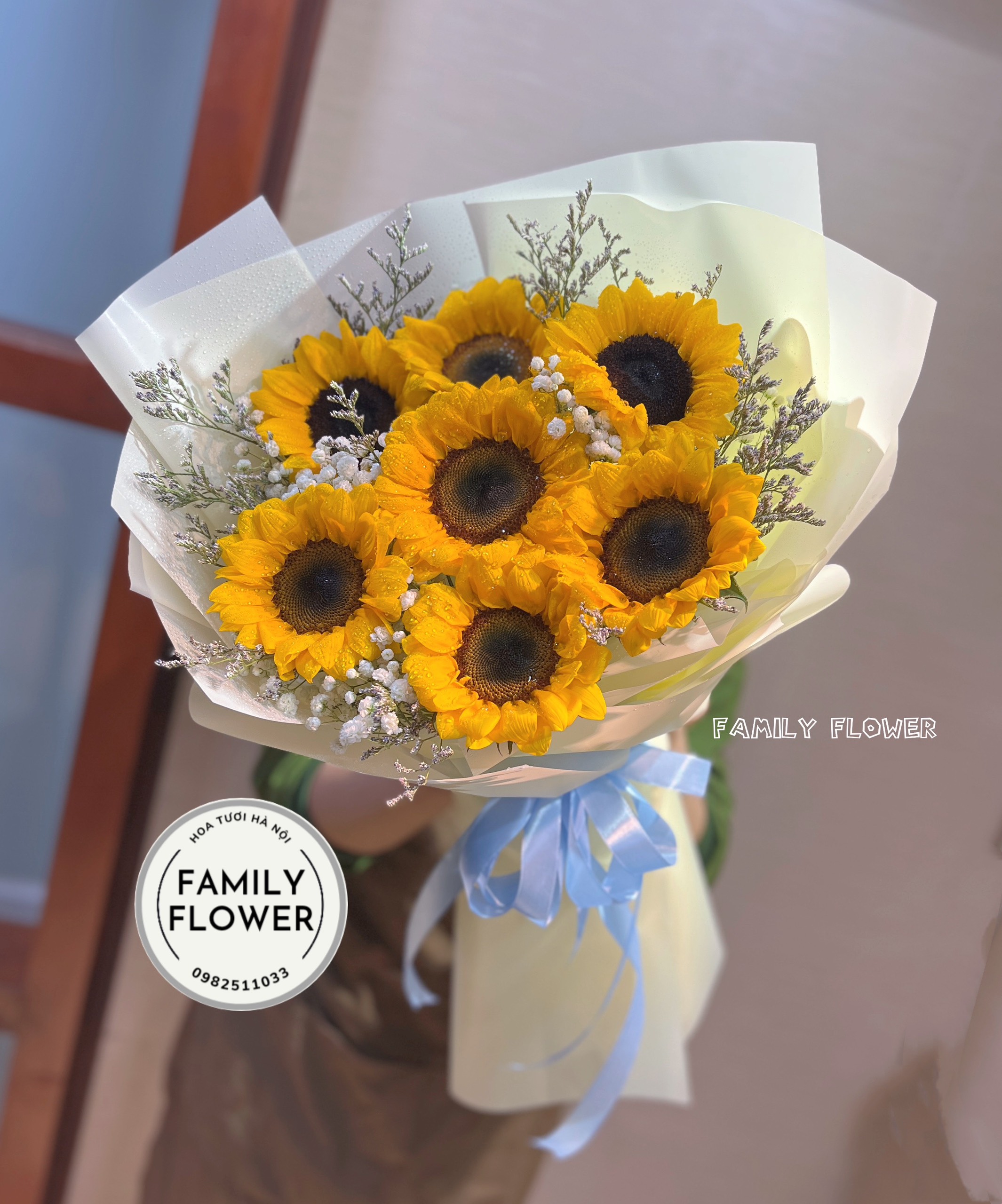 Bó hoa hướng dương tặng sinh nhật , tốt nghiệp , kỷ yếu ở quận Cầu Giấy Hà Nội ! Hoa tươi Cầu Giấy