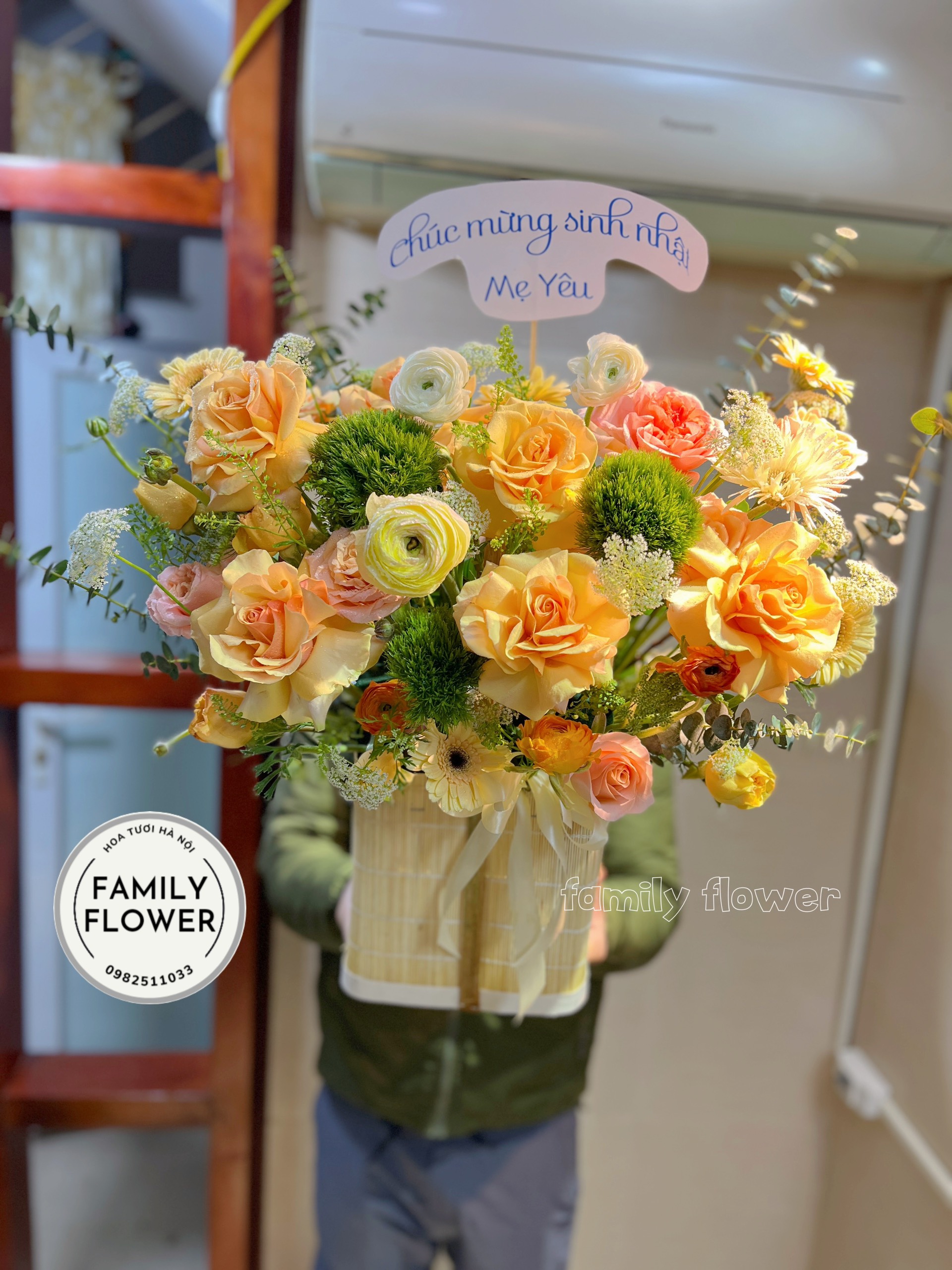 Hoa tặng sinh nhật mẹ ở quận Cầu Giấy , quận Thanh Xuân Hà Nội ! Mua hoa sinh nhật Hà Nội