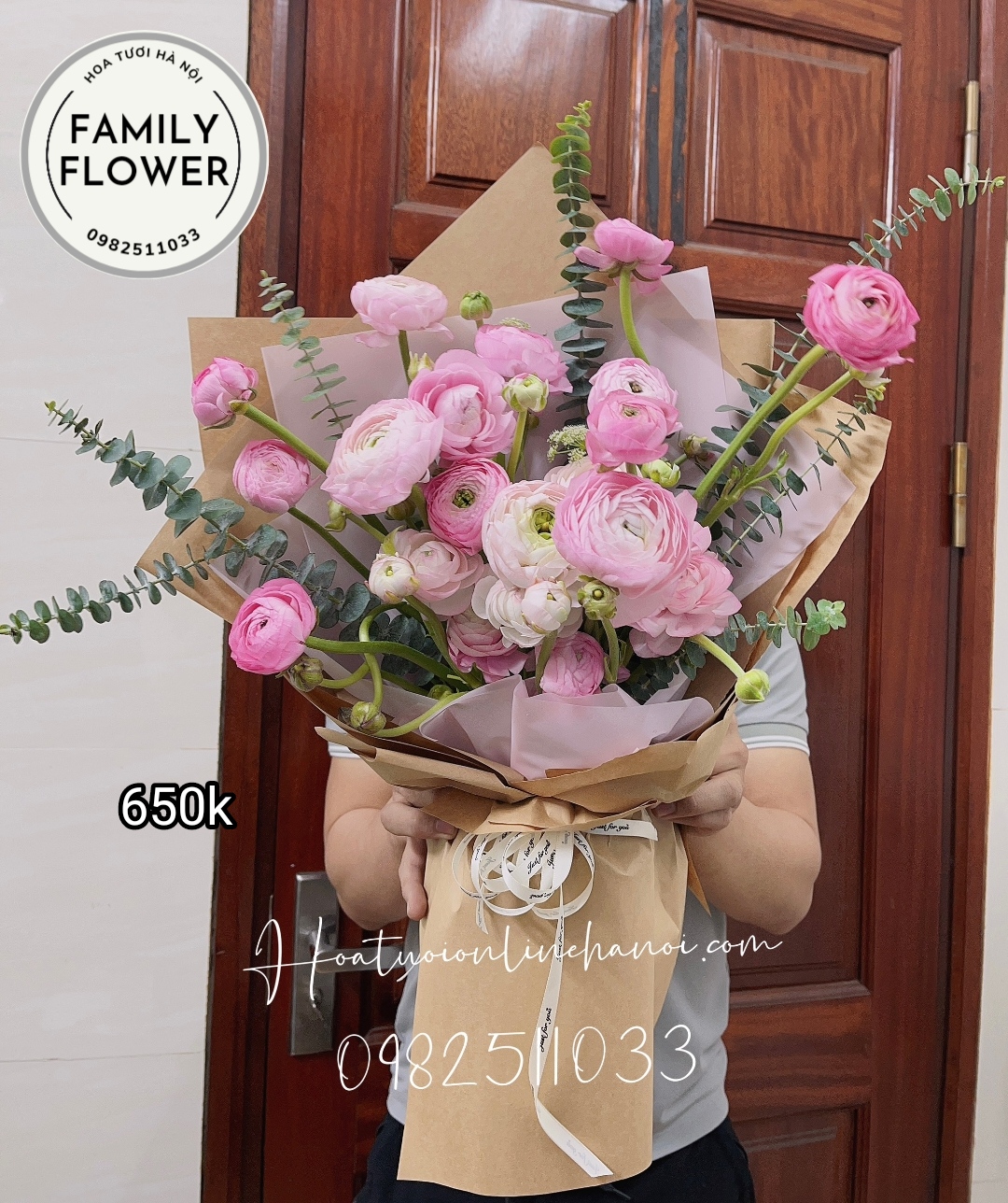 Hoa tươi Hà Nội - Bó hoa chúc mừng nhân ngày 8/3