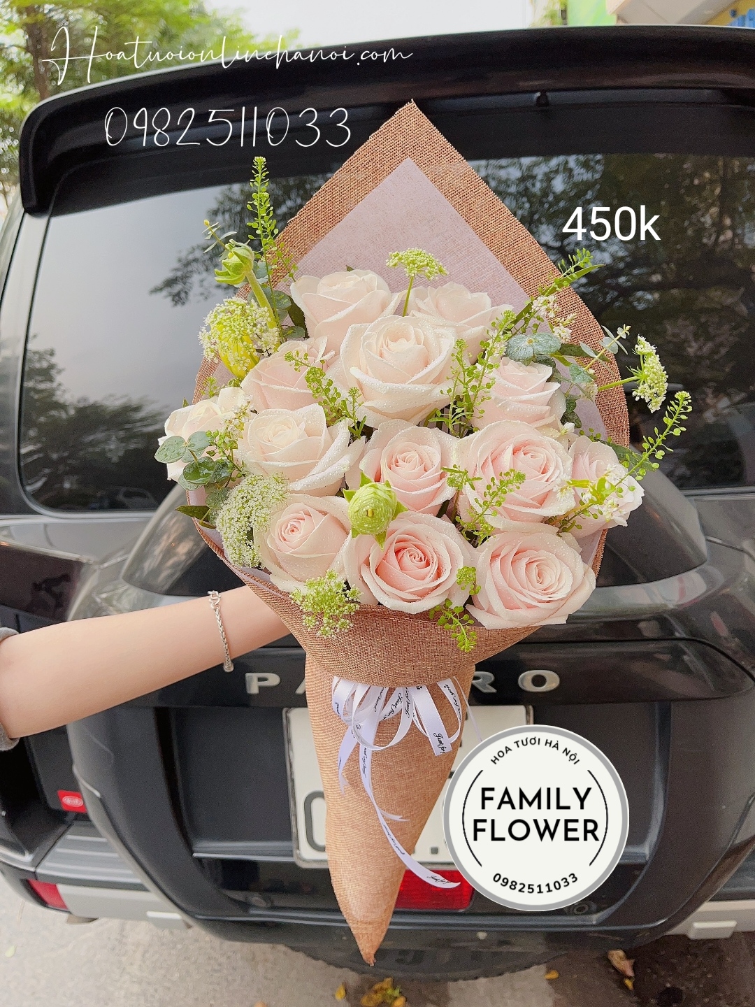 Hoa tươi Hà Nội - Bó hoa chúc mừng nhân ngày 8/3