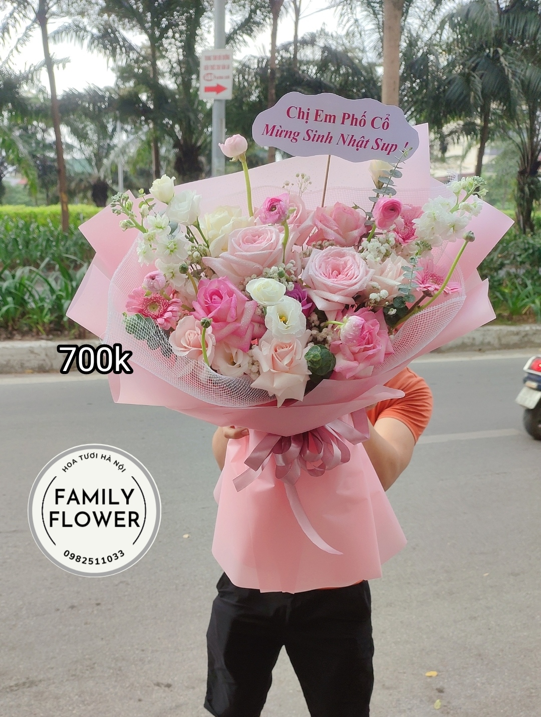 Hoa tươi Hà Nội - Bó hoa chúc mừng nhân ngày 8/3