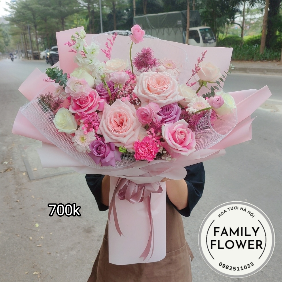 Hoa tươi Hà Nội - Bó hoa chúc mừng nhân ngày 8/3