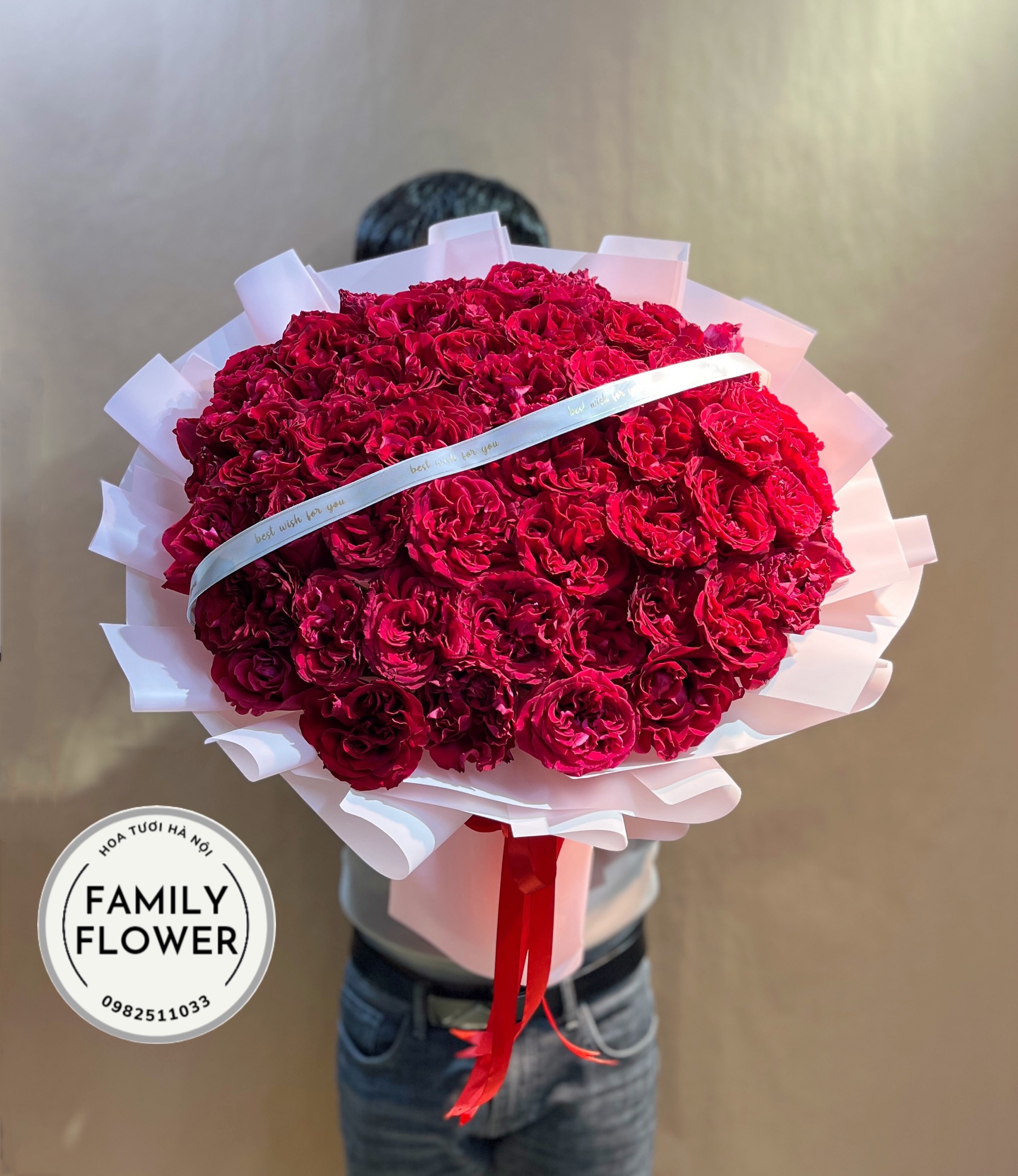 Bó hoa hồng đỏ tặng em , hoa tỏ tình Hà Nội ! Mua hoa hồng đỏ Hà Nội