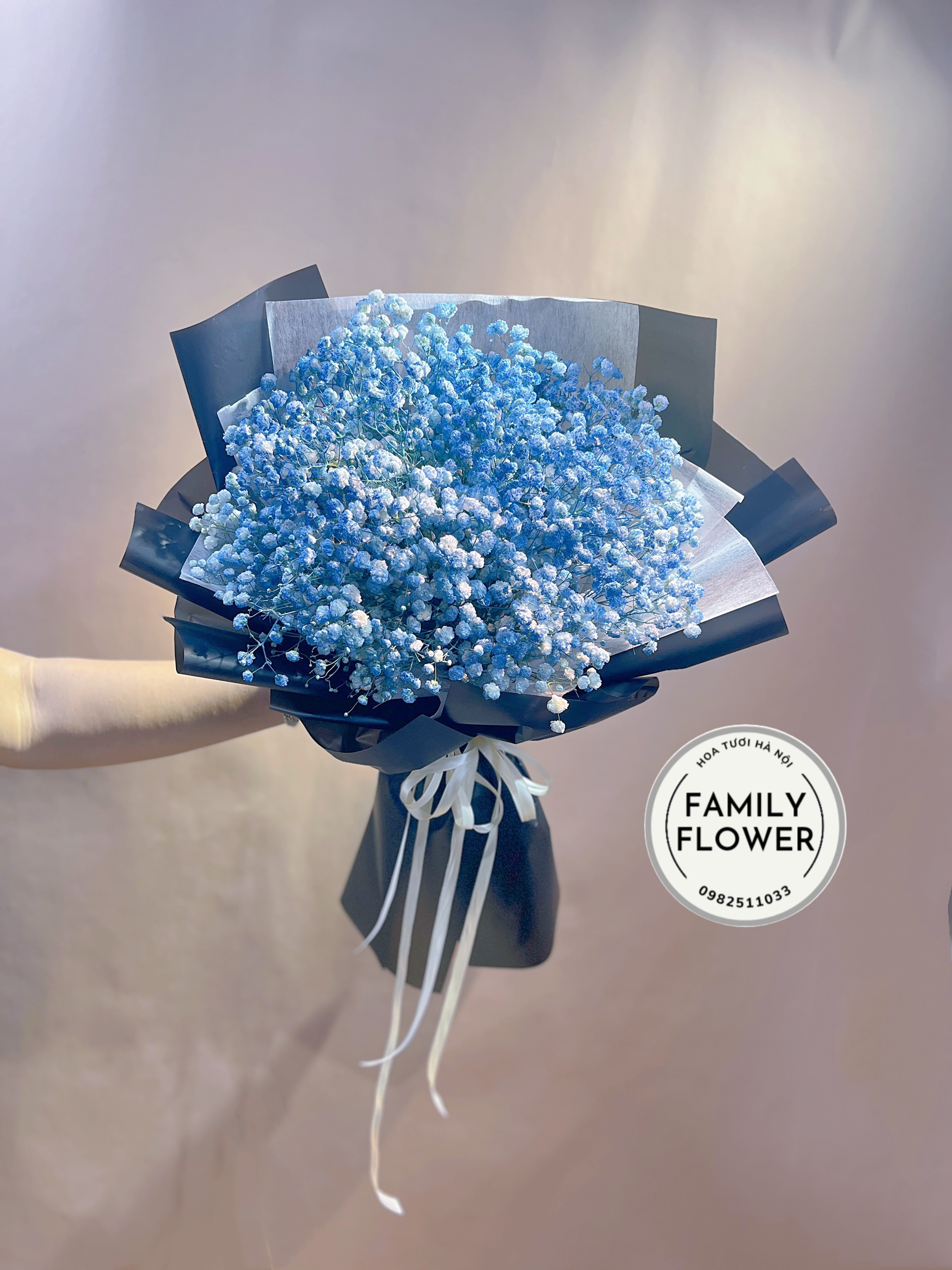 Bó hoa baby tặng kỷ yếu , sinh nhật ở quận Cầu Giấy Hà Nội !