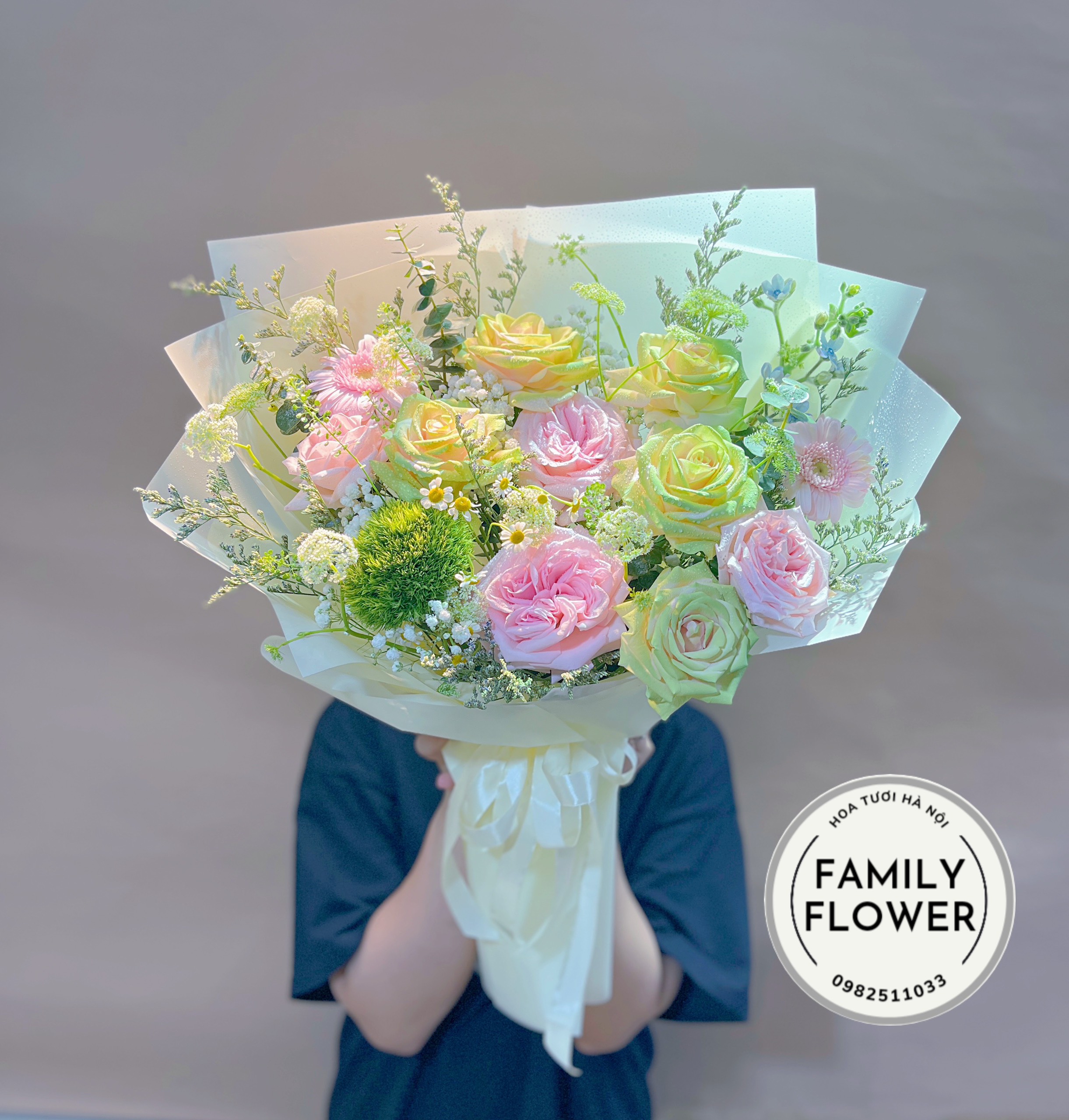 Bó hoa chúc mừng tặng sinh nhật tại Ba Đình Hà Nội ! Mua hoa tươi online Hà Nội