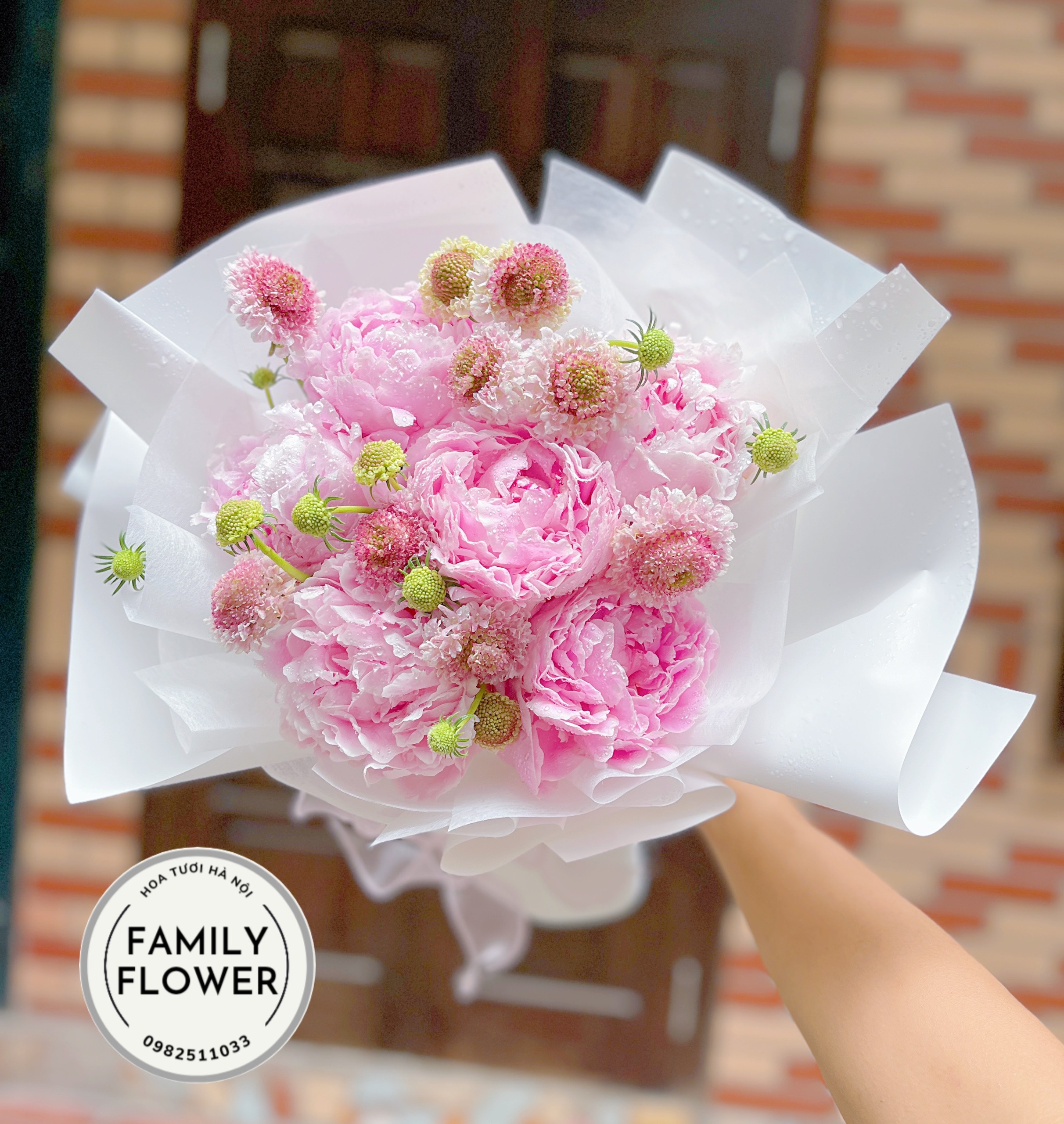 Hoa mẫu đơn Hà Nội! Bó hoa mẫu đơn tặng người yêu ở Hà Nội ! Điện hoa hà nội